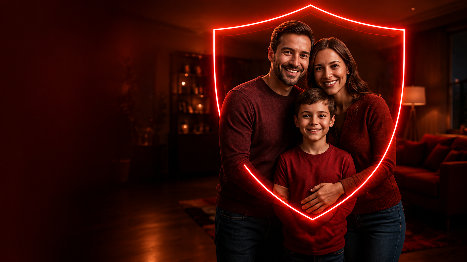 Família protegida pelo Seguro de Vida Vital